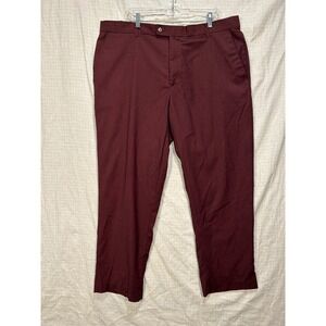 Men's Dress Pants in Burgundy